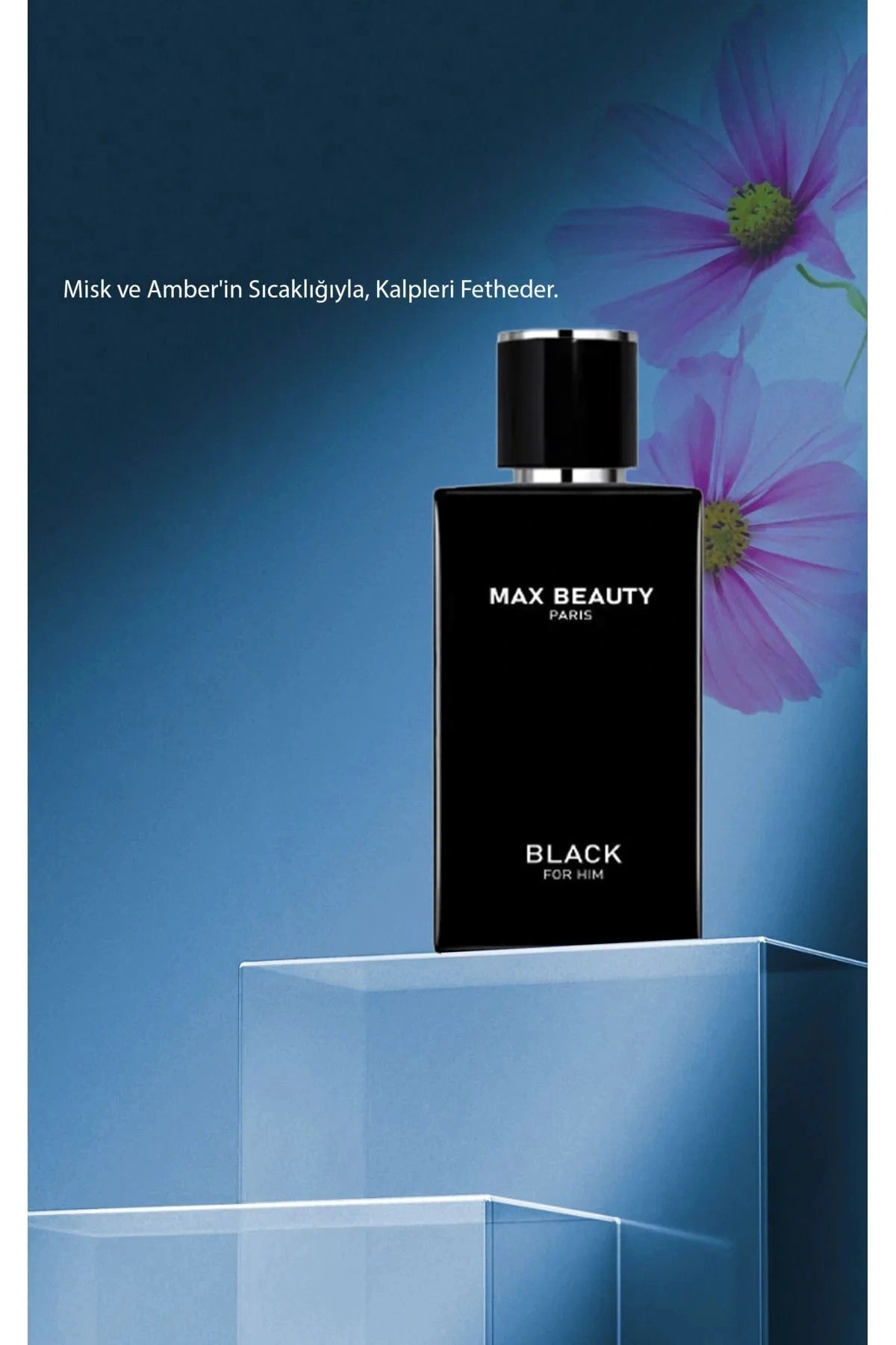 Max Beauty Paris Black For Him Erkek Parfum EDP 3